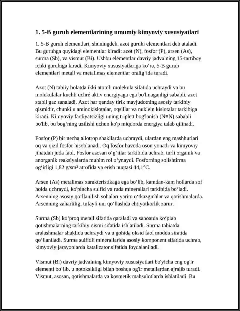 DAVRIY SISTEMANING 5-B GURUH ELEMENTLARI 3