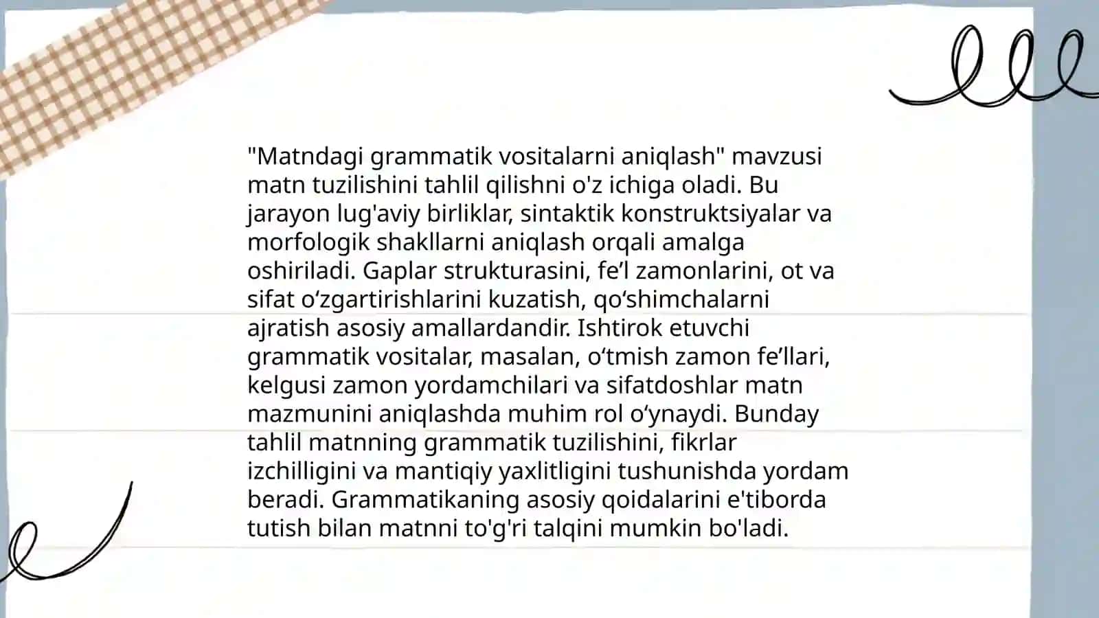 Grammatika 3