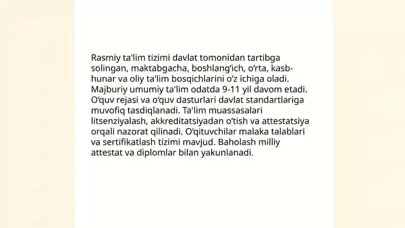 Ta'lim turlari va ta'limni tashkil etish shakllari 3