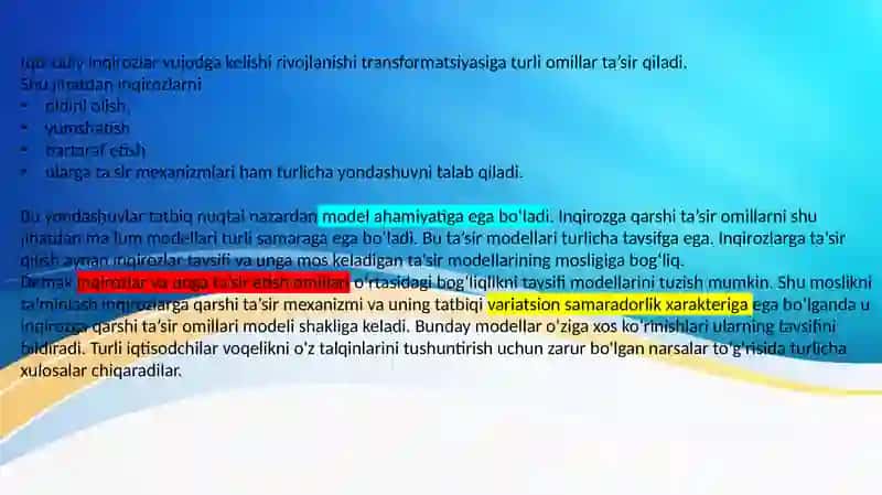 Aktivlar bozorida moliyaviy inqirozdan chiqish yollari 3