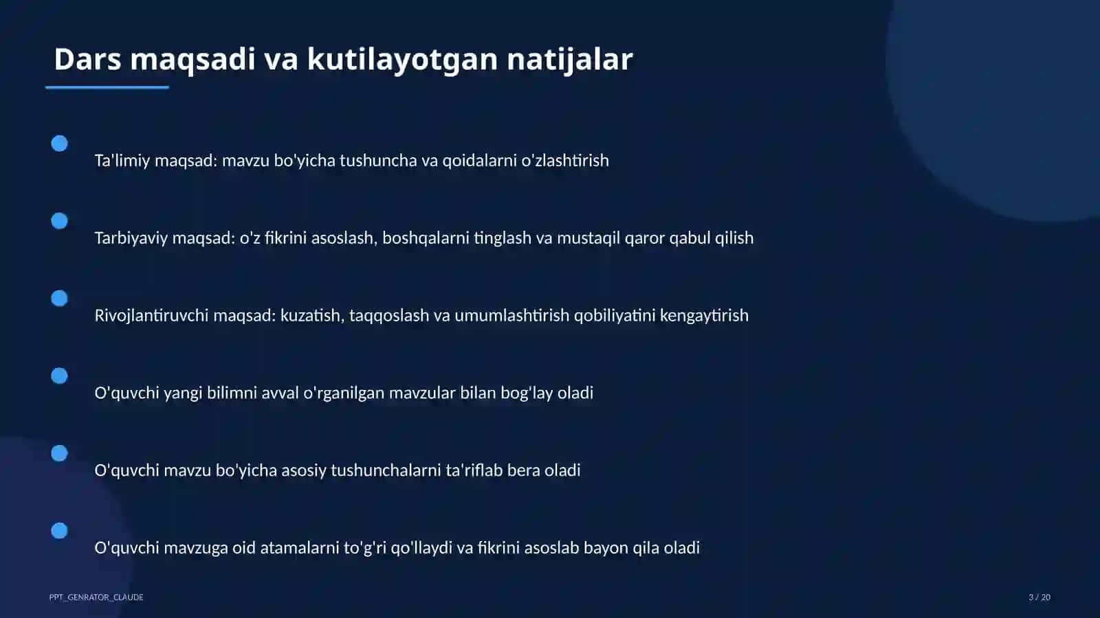 Excel dasturida formulalar va diagrammalar (7-sinf) 3