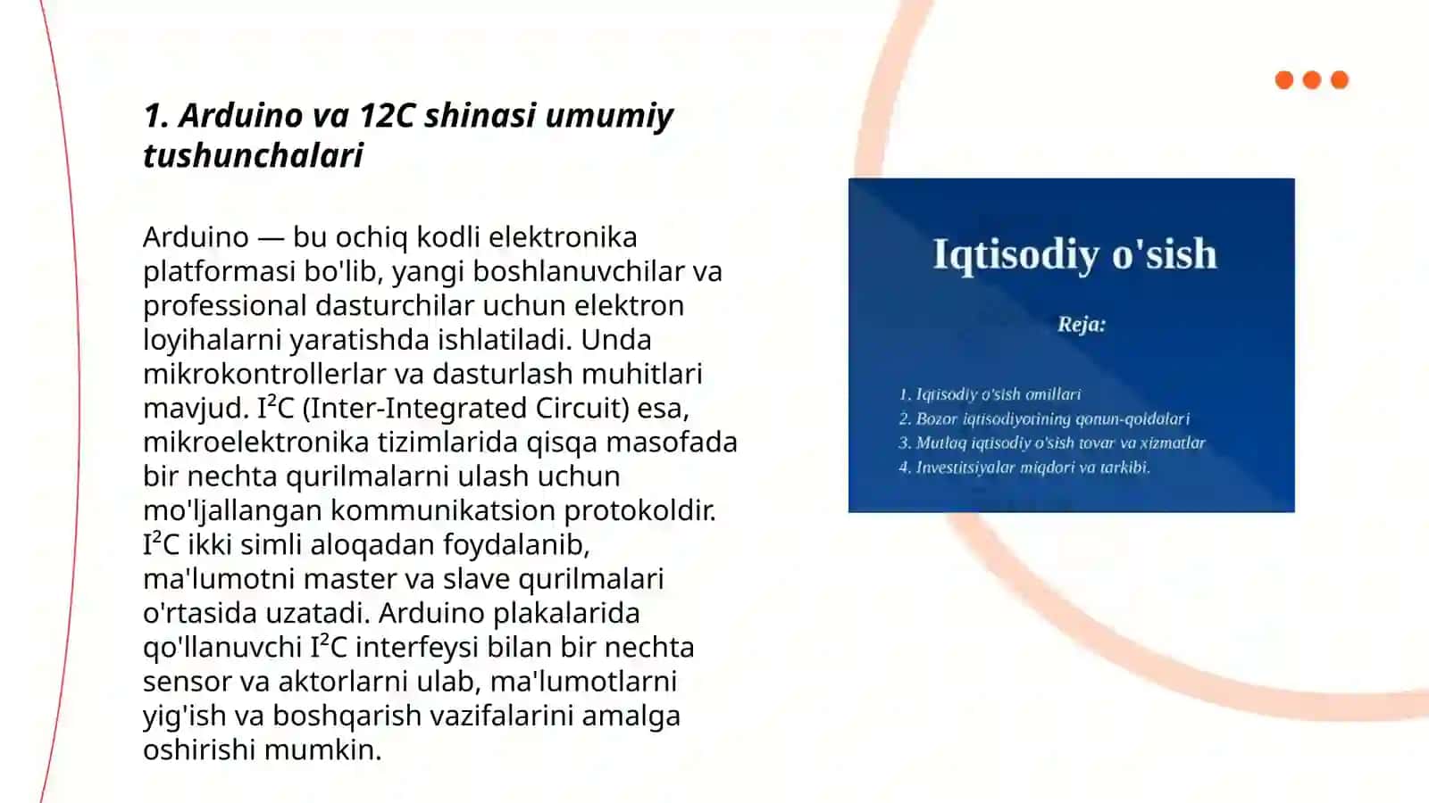Arduino va 12C shinasi umumiy tushunchalari 3