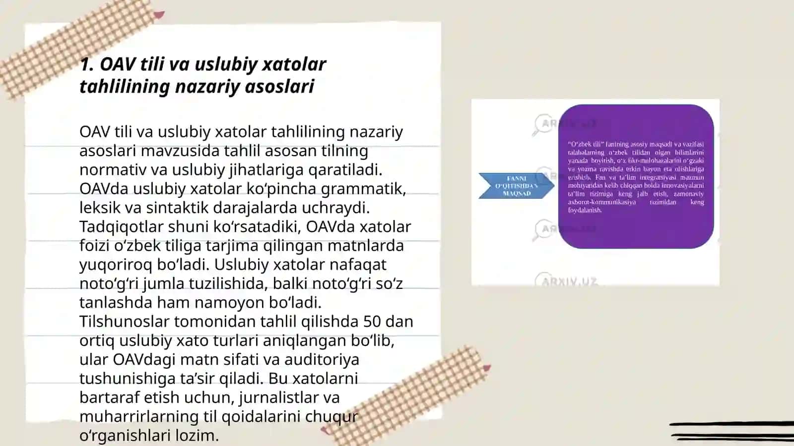 OAV tili va undagi uslubiy xatolar tahlili 3