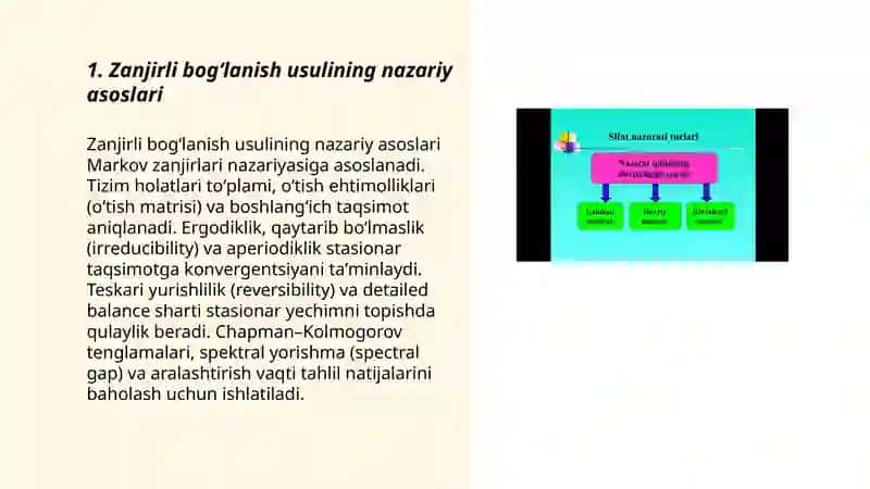 Zanjirli bogʻlanish usuli va uning tahlilda qoʻllanilishi 3