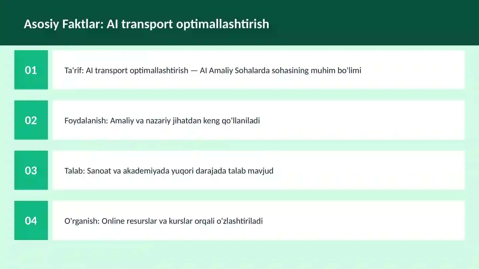 AI transport optimallashtirish 3