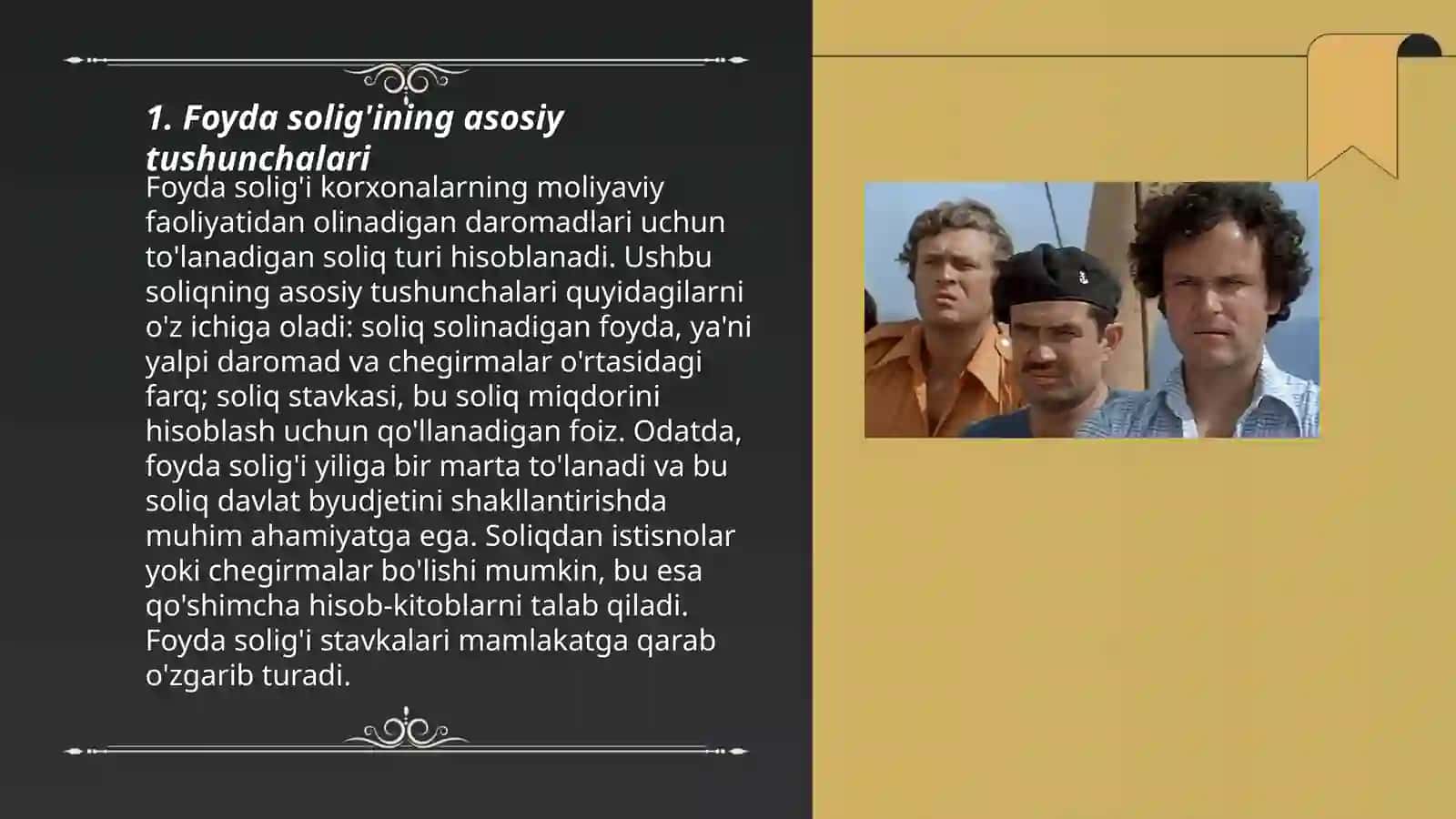 Foyda solig'ining soliq kodeksi bo'yicha shakllanish jarayoni 3