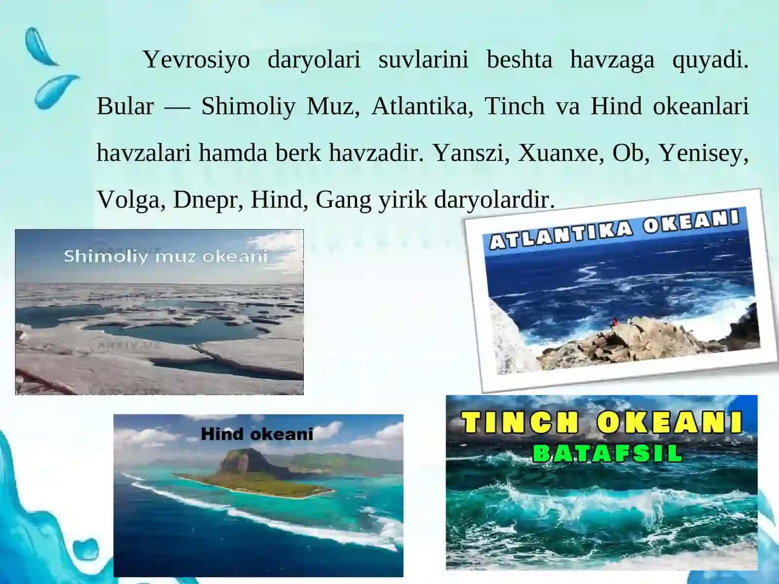 Ichki suvlari 3