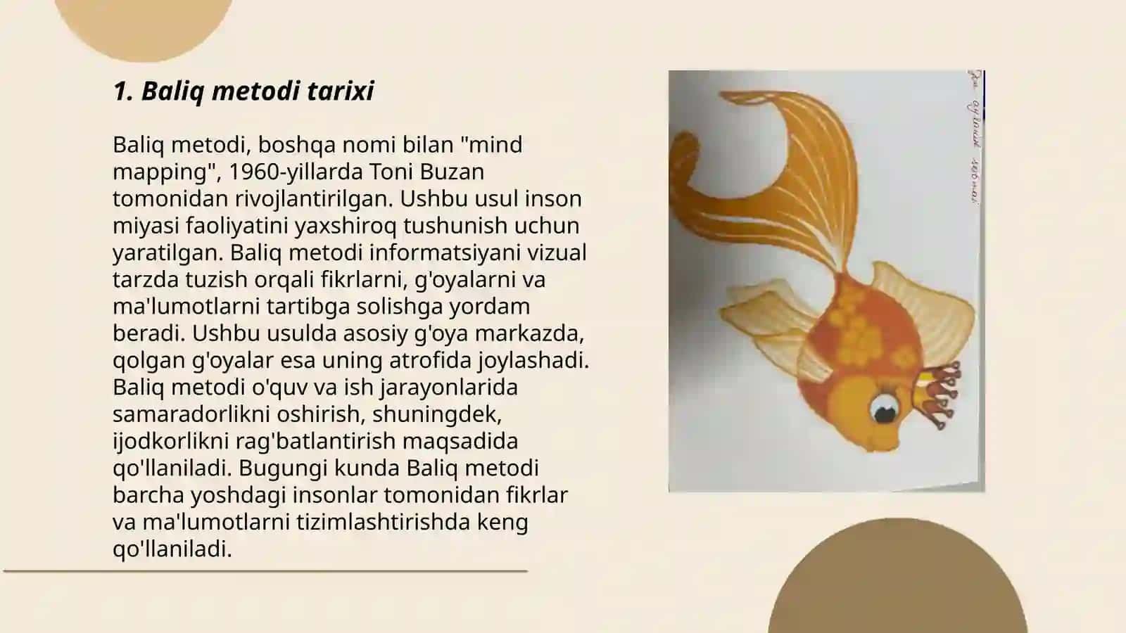 Baliq metodi 3