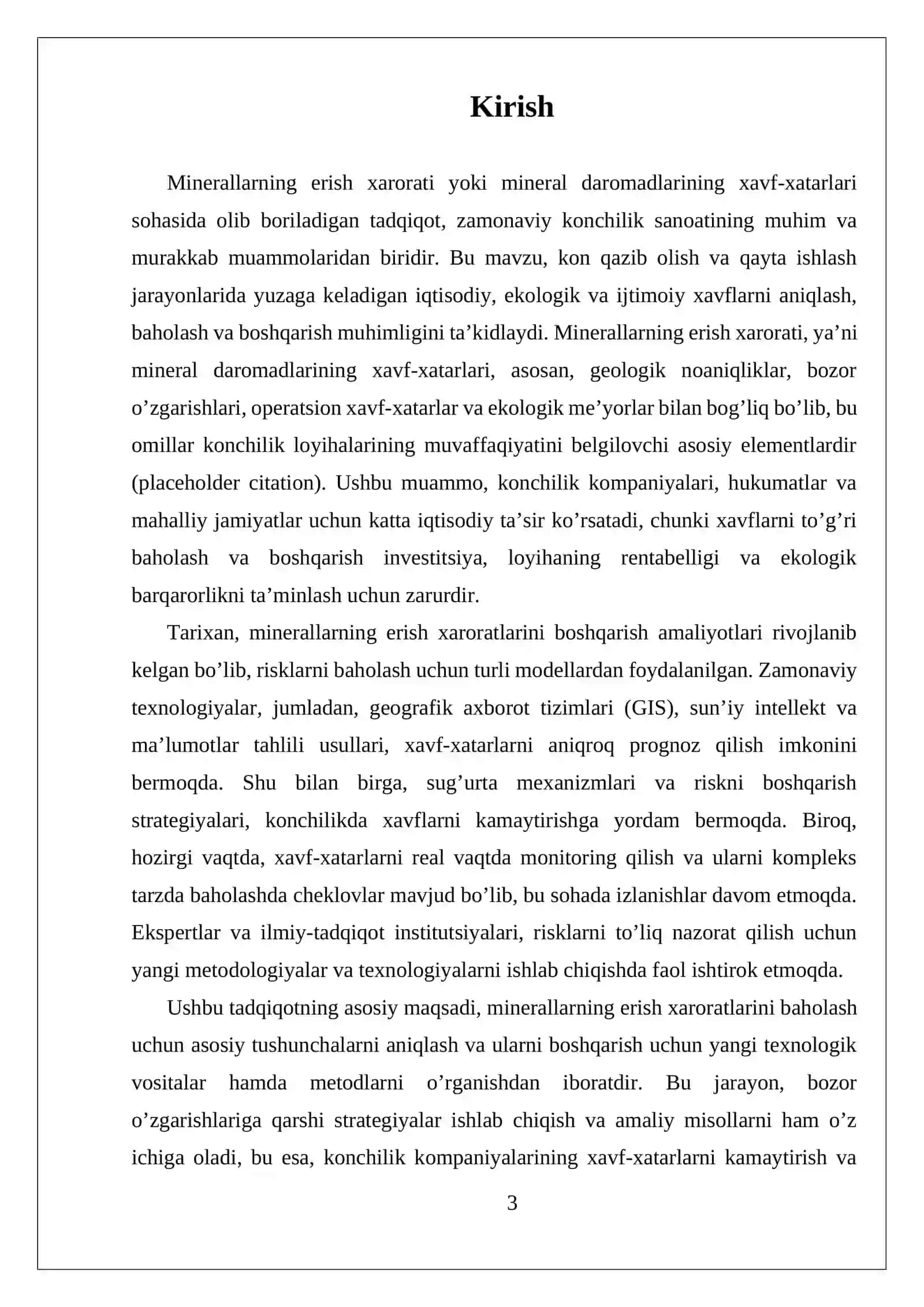 MINERALLARNING ERISH XARORATI 3