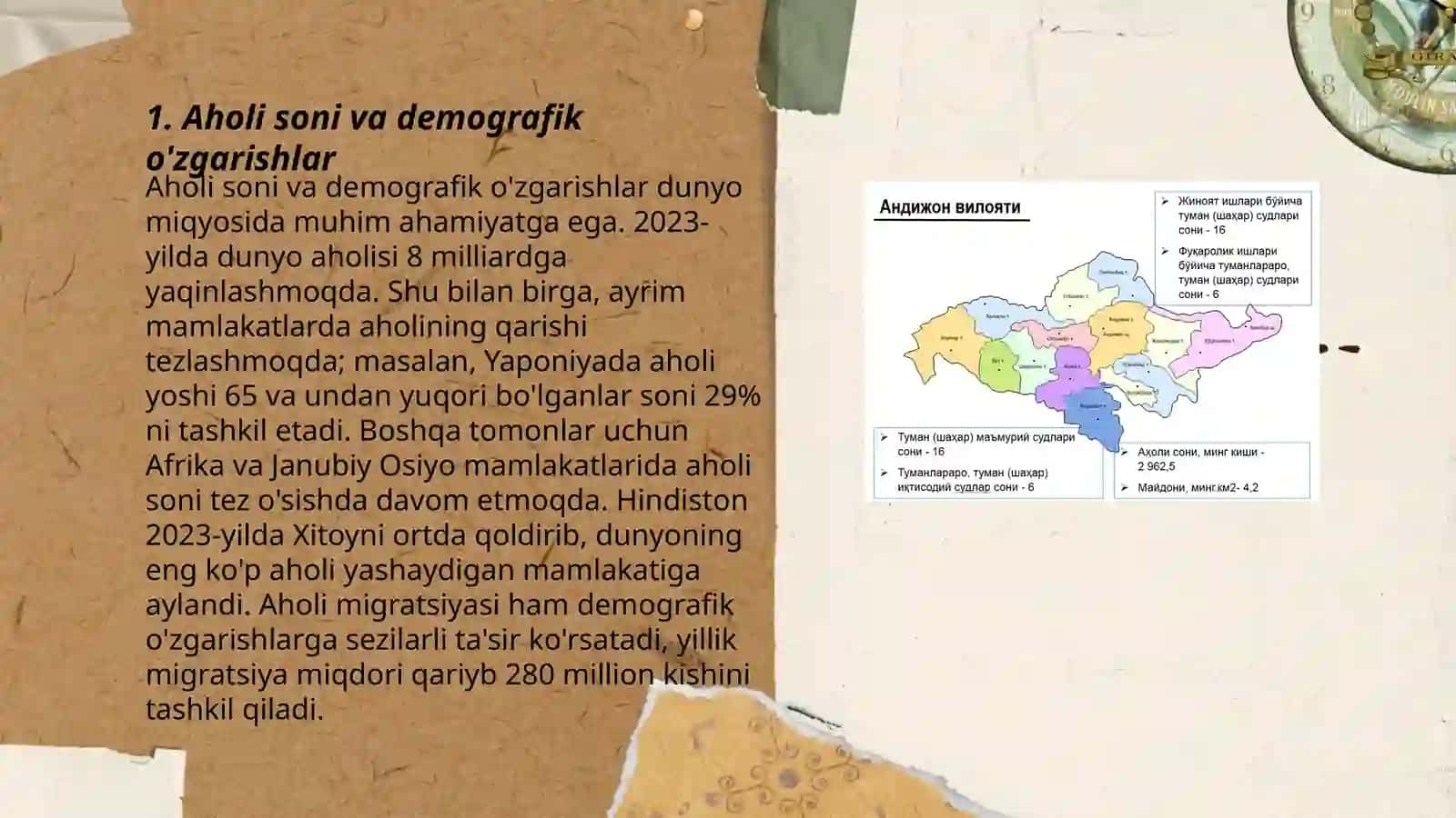 Aholi soni va demografik o'zgarishlar 3