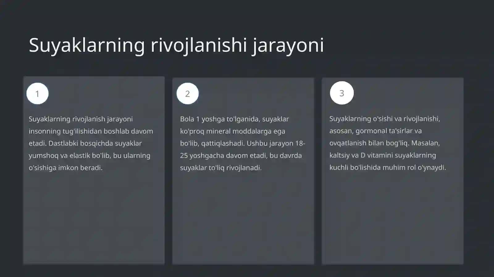 Suyaklarga qarab bola yoshini baholash usuli 3