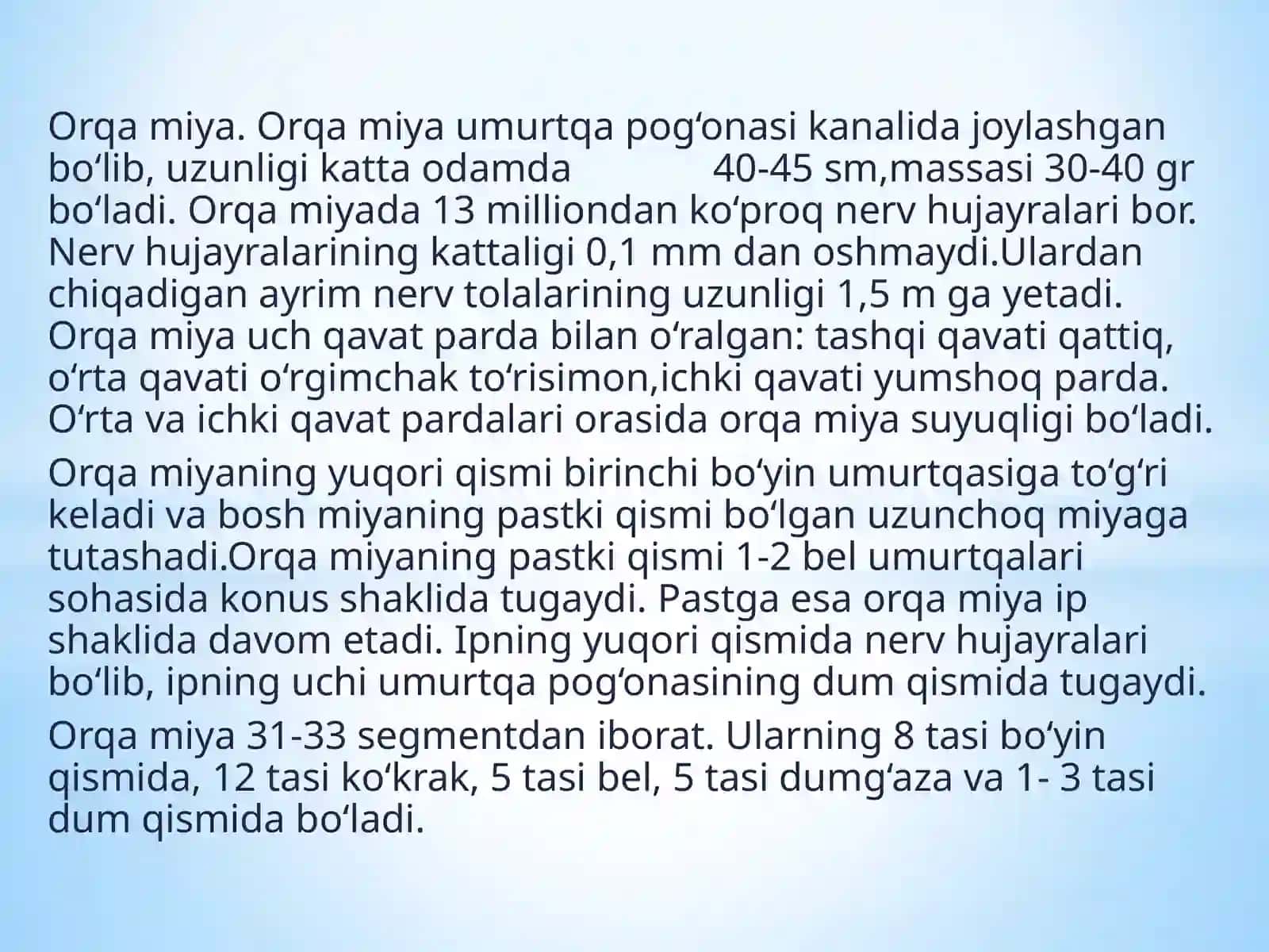 Nerv tizimi va oliy nerv faoliyati. Analizatorlar 3