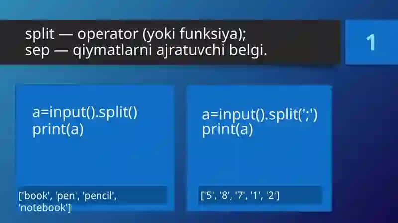PYTHONDA OPERATOR VA IFODALAR 3