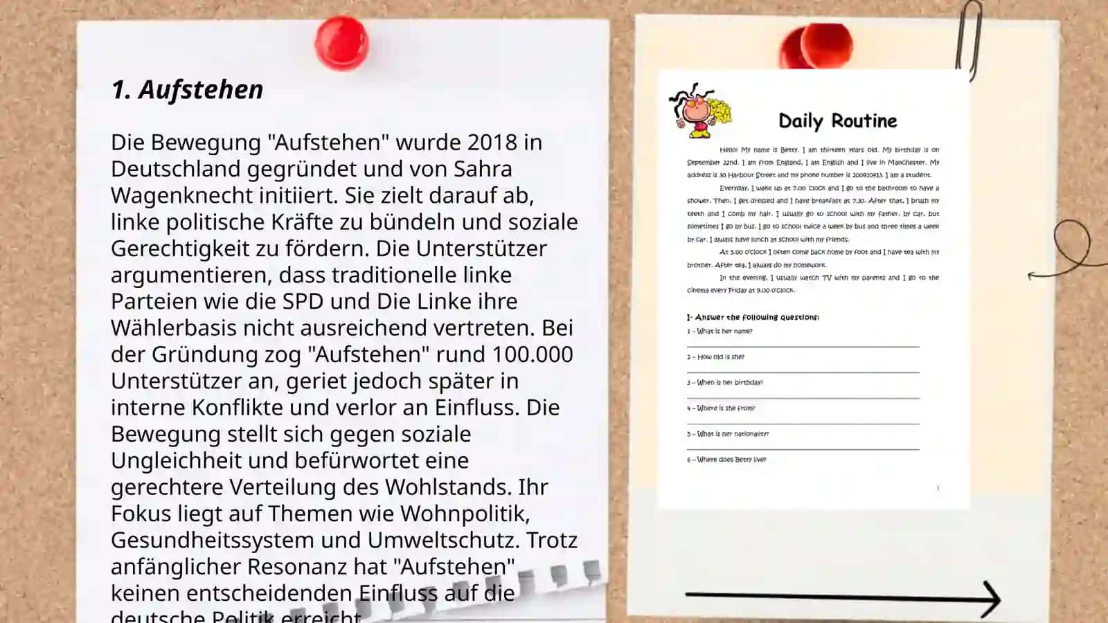 Mein Tagesablauf 3