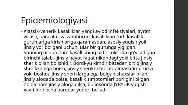 UROGENITAL INFEKSIYALAR KASALLIKLARI 3