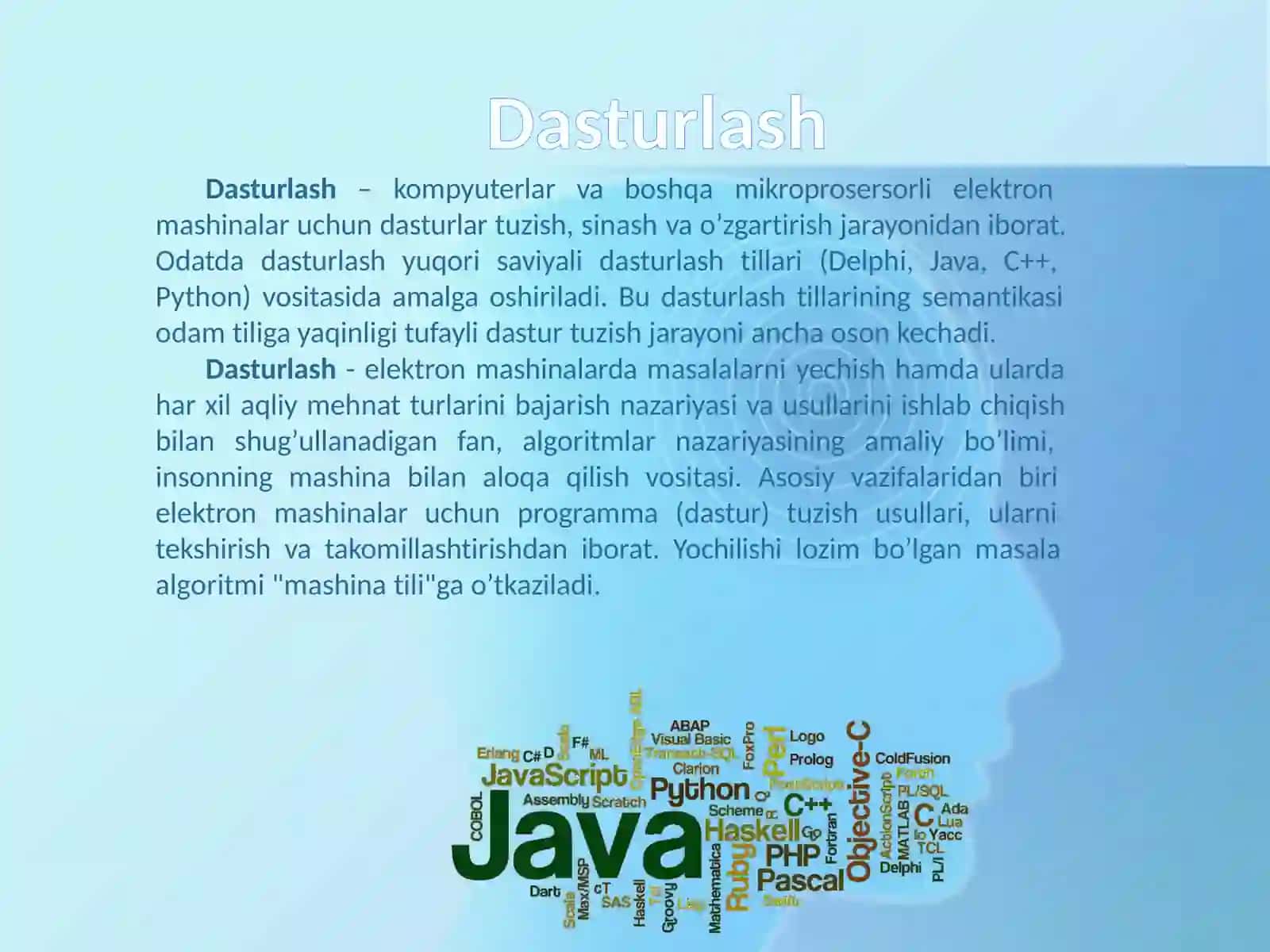 Zamonaviydasturiy vositalarni oʼrganish 3