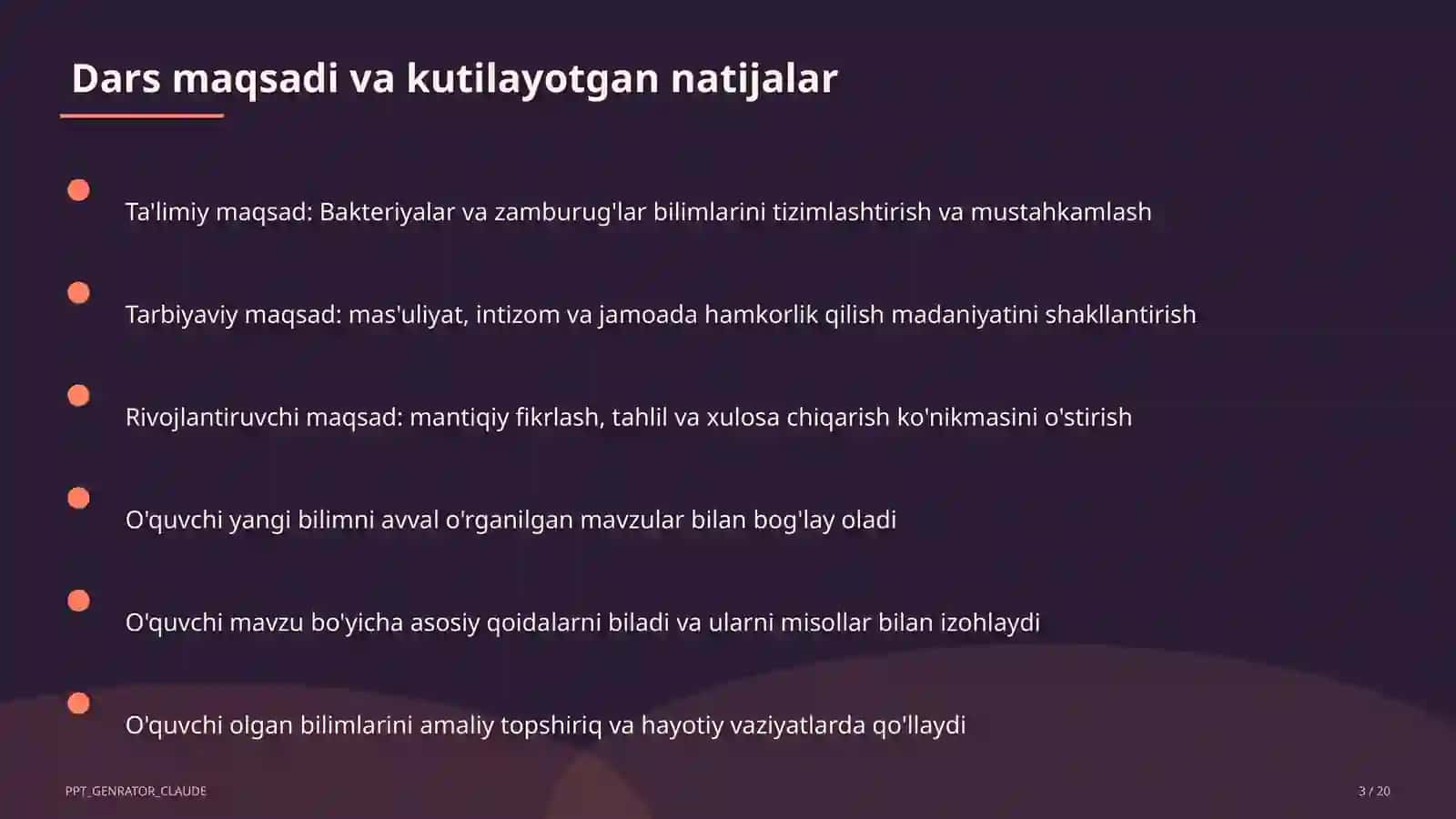 Bakteriyalar va zamburug'lar (6-sinf) 3
