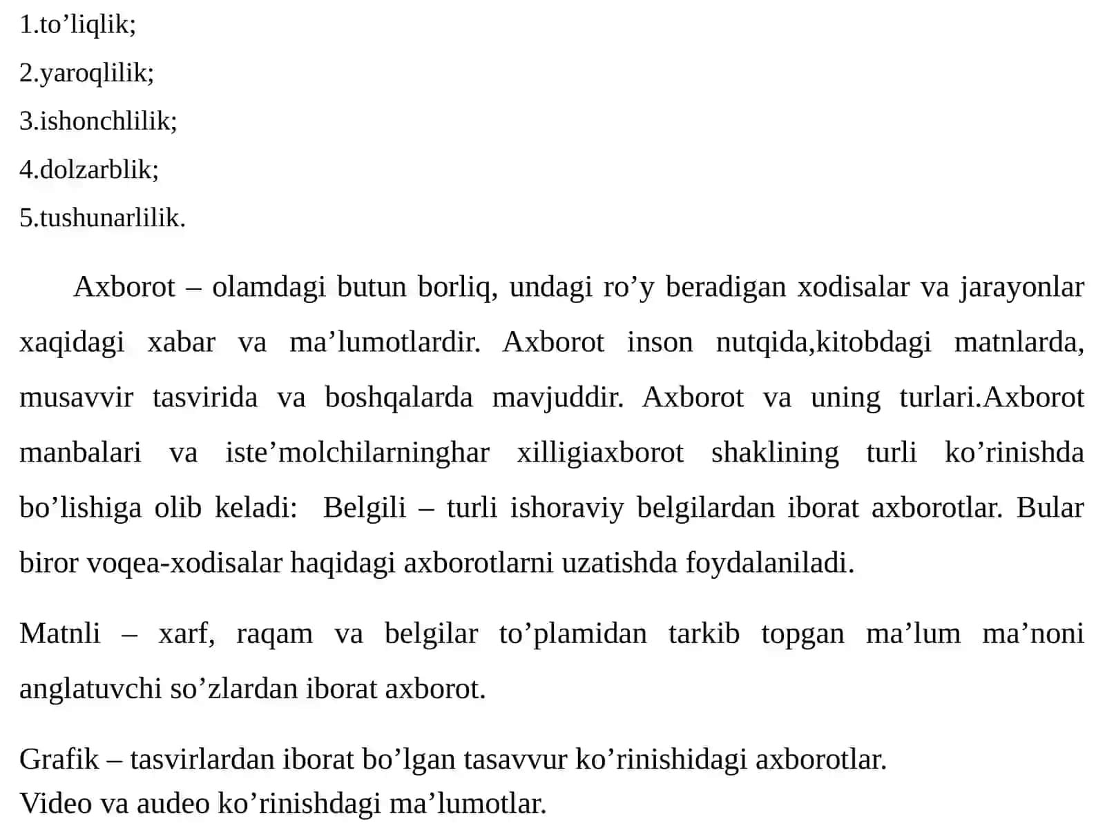Axborotni saqlash, ishlov berish va himoyalashning zamonaviy texnologiyalari 3