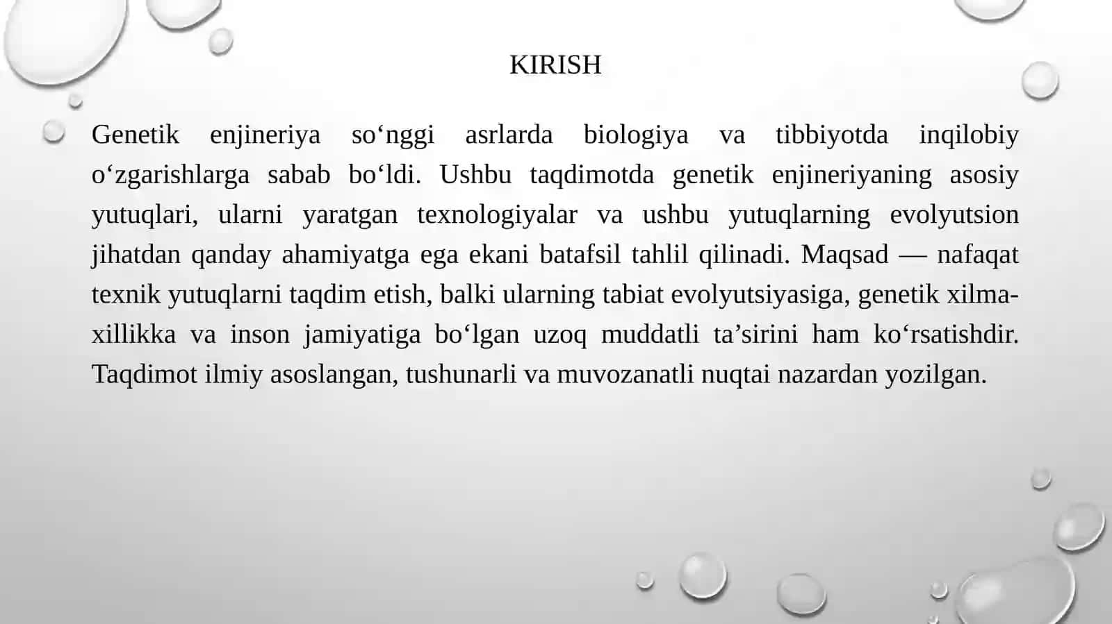 Genetik enjineriya yutuqlari va ularning evolyutsion mohiyati 3