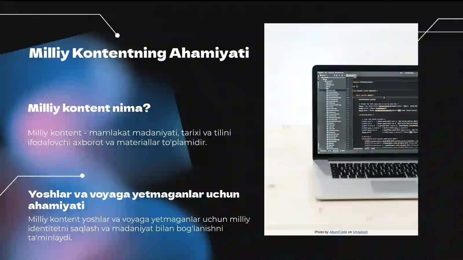 Milliy Kontentning Ahamiyati 3