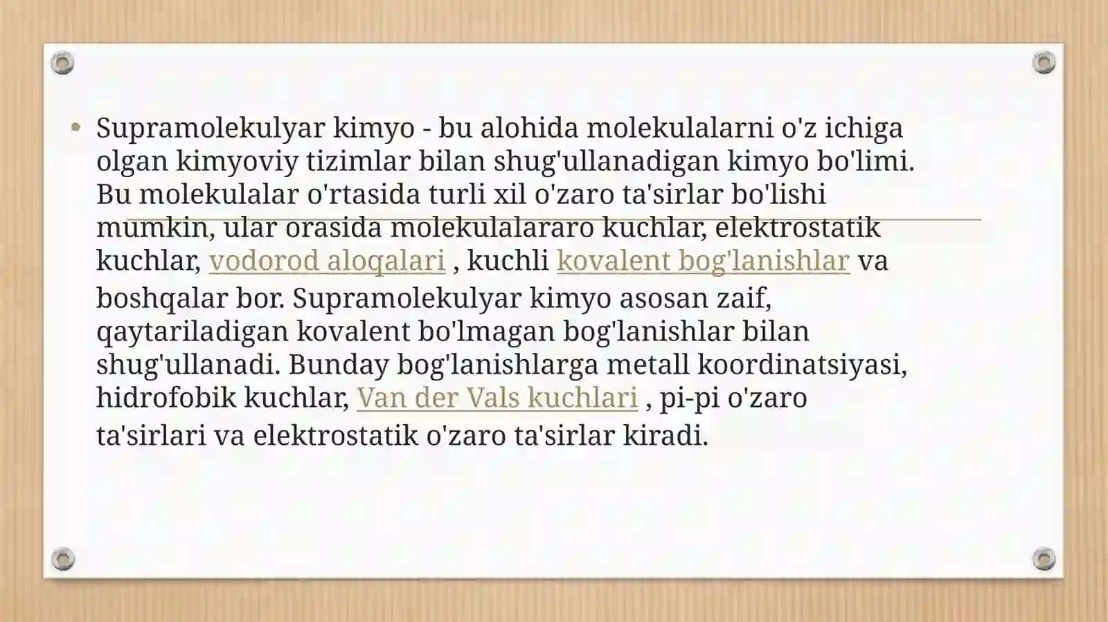 Supramolekulyar Kimyo 3