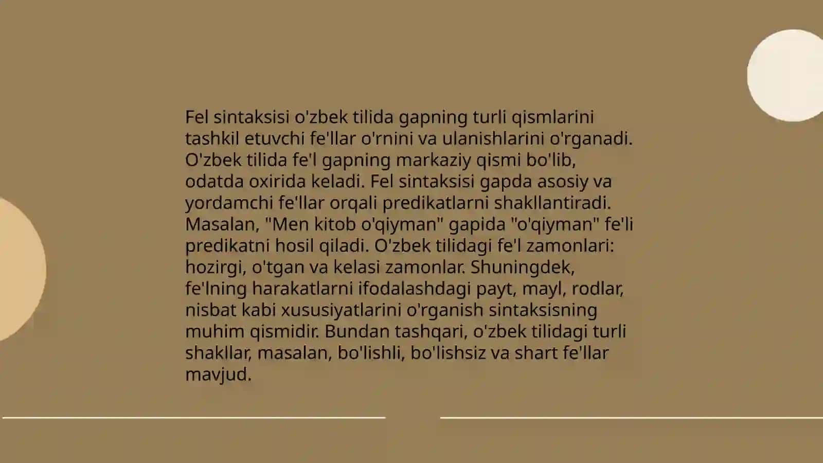 Fel soʻz turkumi 3