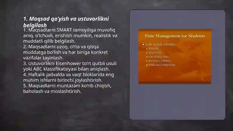 Time management for students 3