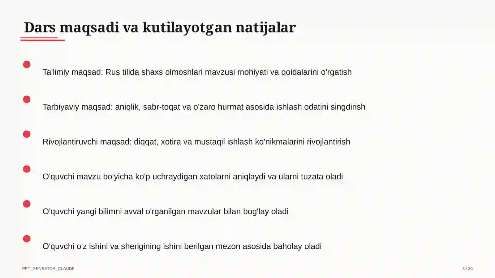 Rus tilida shaxs olmoshlari (5-sinf) 3