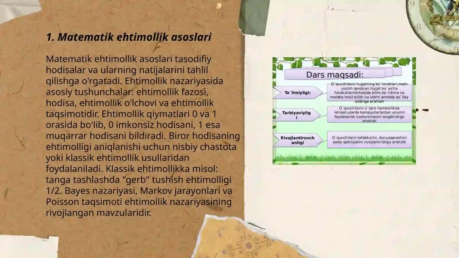 Matematik ehtimollik asoslari 3