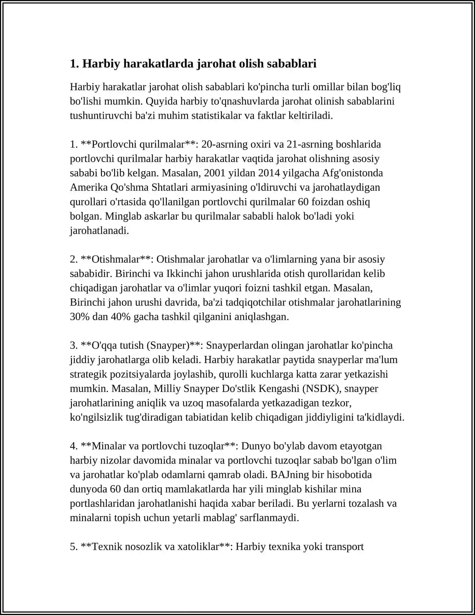 HARBIY HARAKATLARDA JAROHATDAN KEYINGI STRESS HOLATI 3
