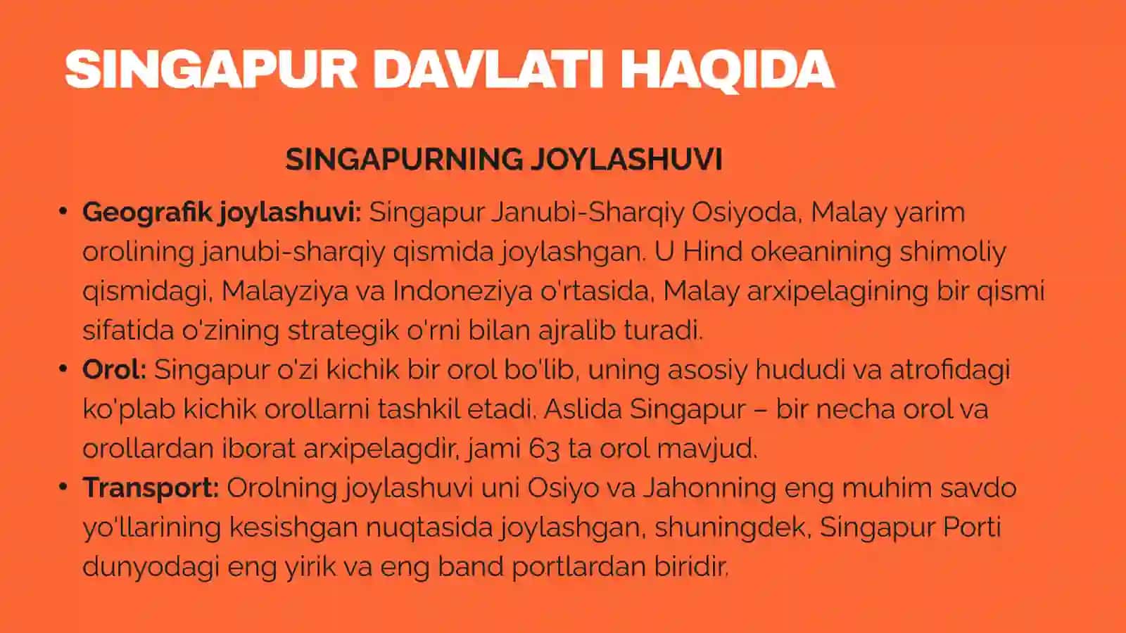 SINGAPUR DAVLATI 3