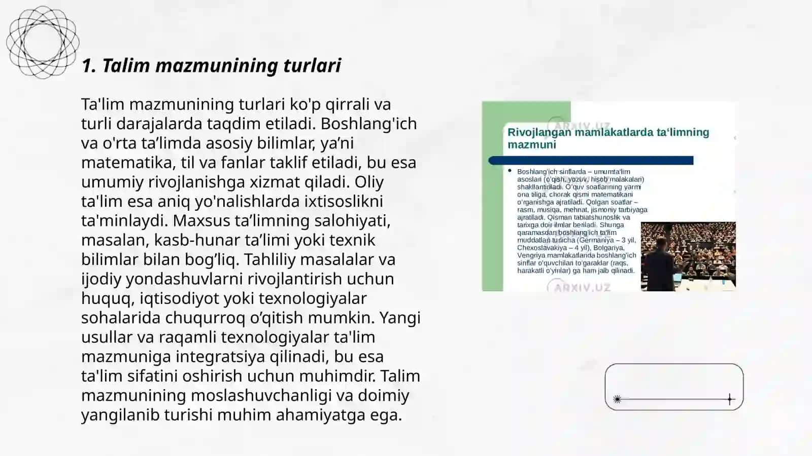 Talim mazmuni talim metodlari va vositalari 3