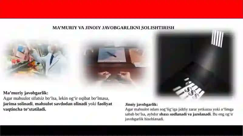 Mahsulot xavfsizligi va standartlar 3