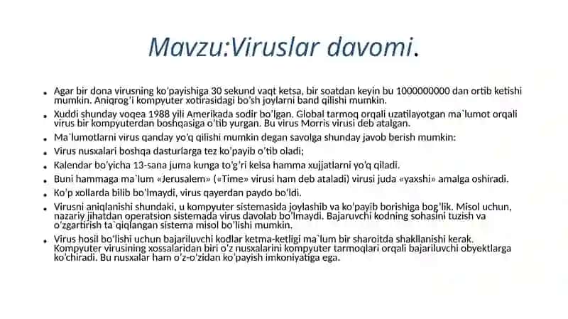 Zararli viruslar tahlili 3