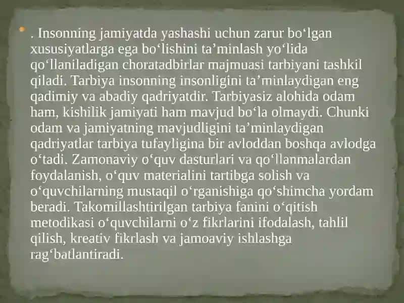 Ta'lim tarbiya jarayonida oila mahalla va ta‘lim muassasalarining hamkorligi 3