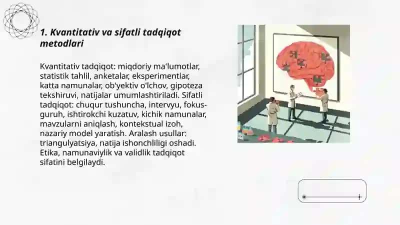 Hozirgi zamon psixologiyasining tadqiqot metodlari 3