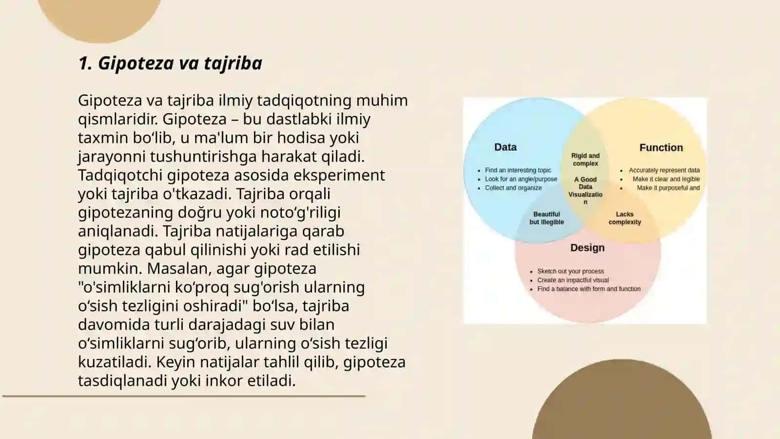 Biologiyadan klaster va venn diagrammasini tuzish 3