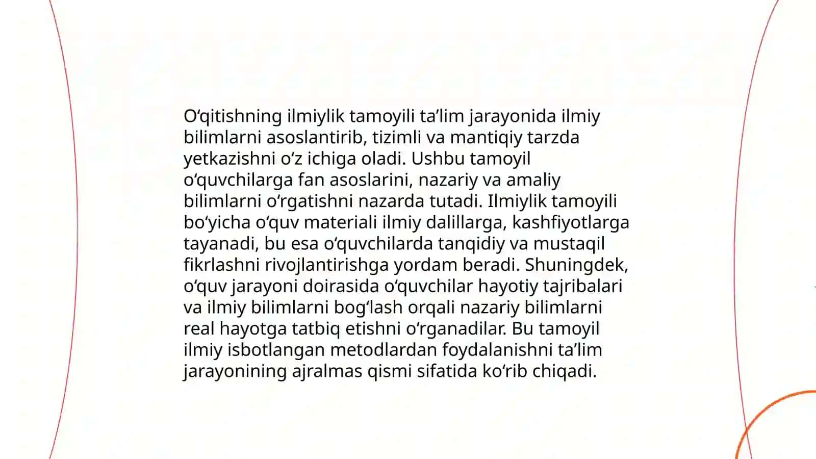 O'qitishning ilmiylik tamoyili 3