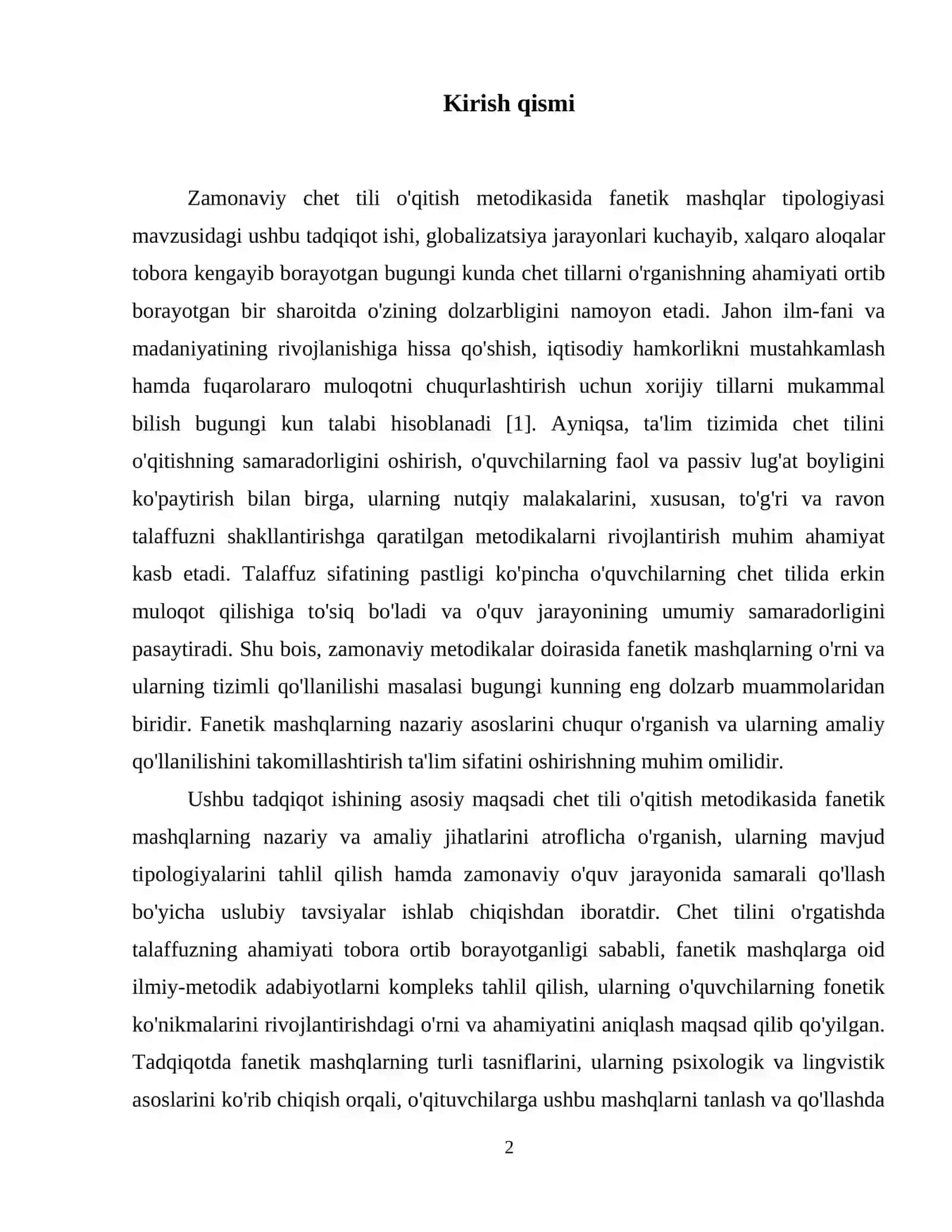 Zamonaviy chet tili  oʻqitish metodikasida fanetik mashqlar tipologiyasi. 3