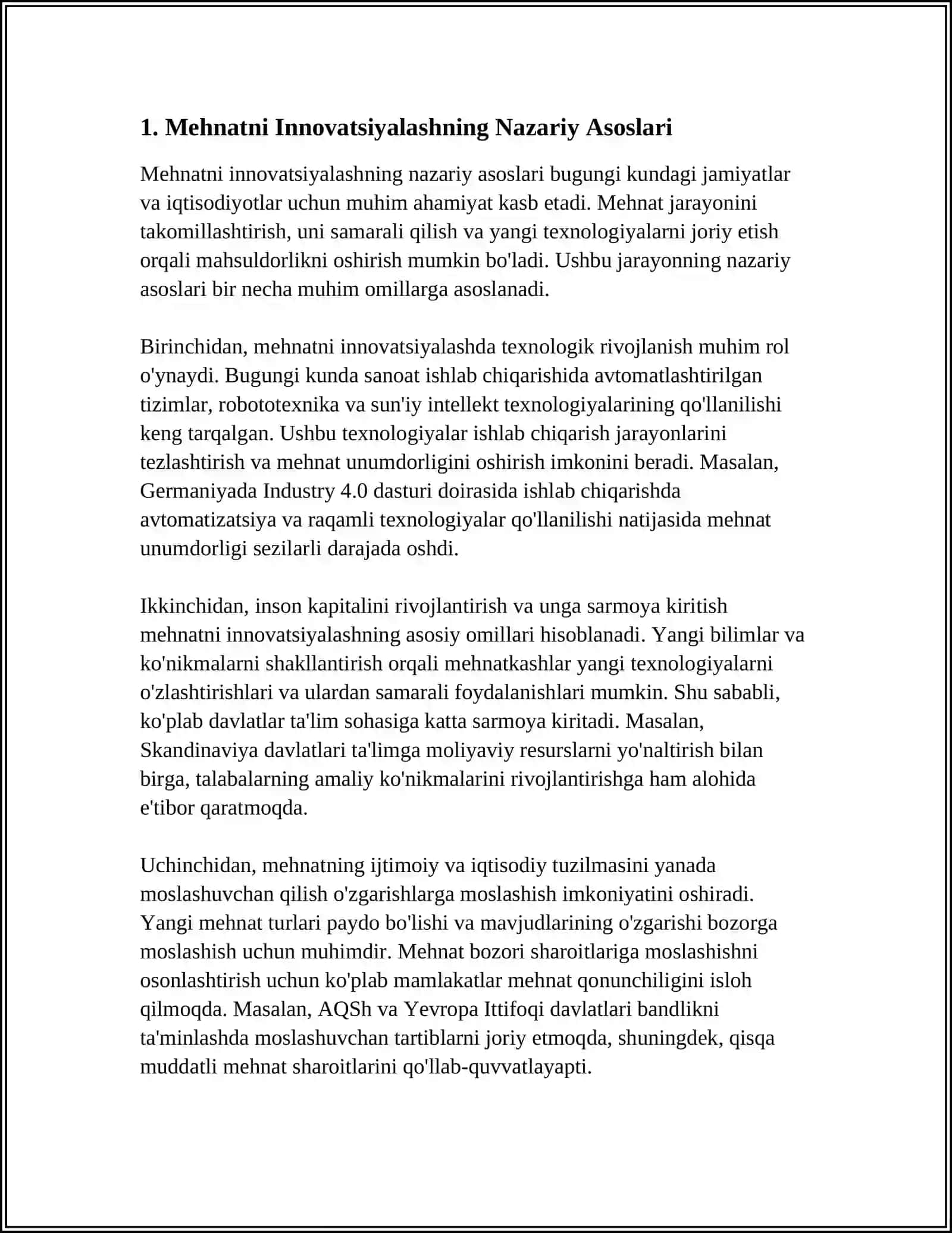 MEHNATNI INNOVATION BOSHQARISHGA O'TISHNING ASOSIY OMILLARI VA SHARTLARI 3