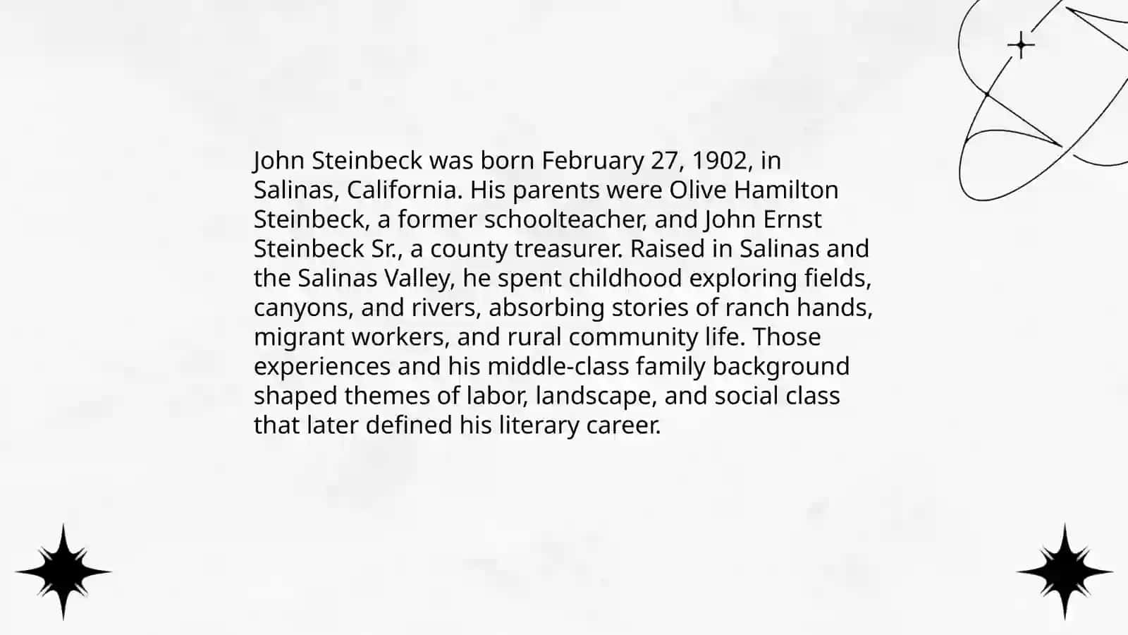 John Steinbeck-biography, literary career 3