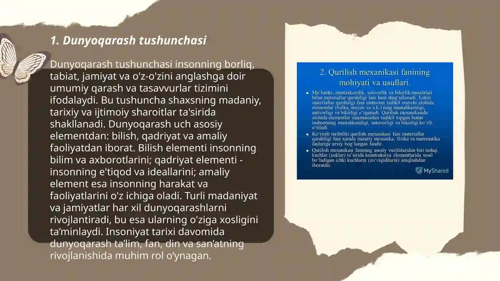 Dunyoqarashning mohiyati,tuzilishi va asosiy funksiyalari 3