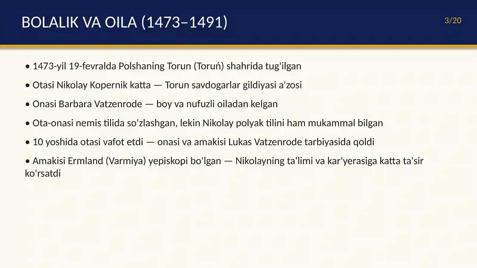 Nikolay Kopernik - ulugʻ olim 3