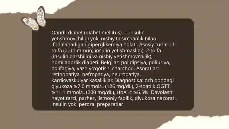 Umumiy metabolitik kasalliklar 3