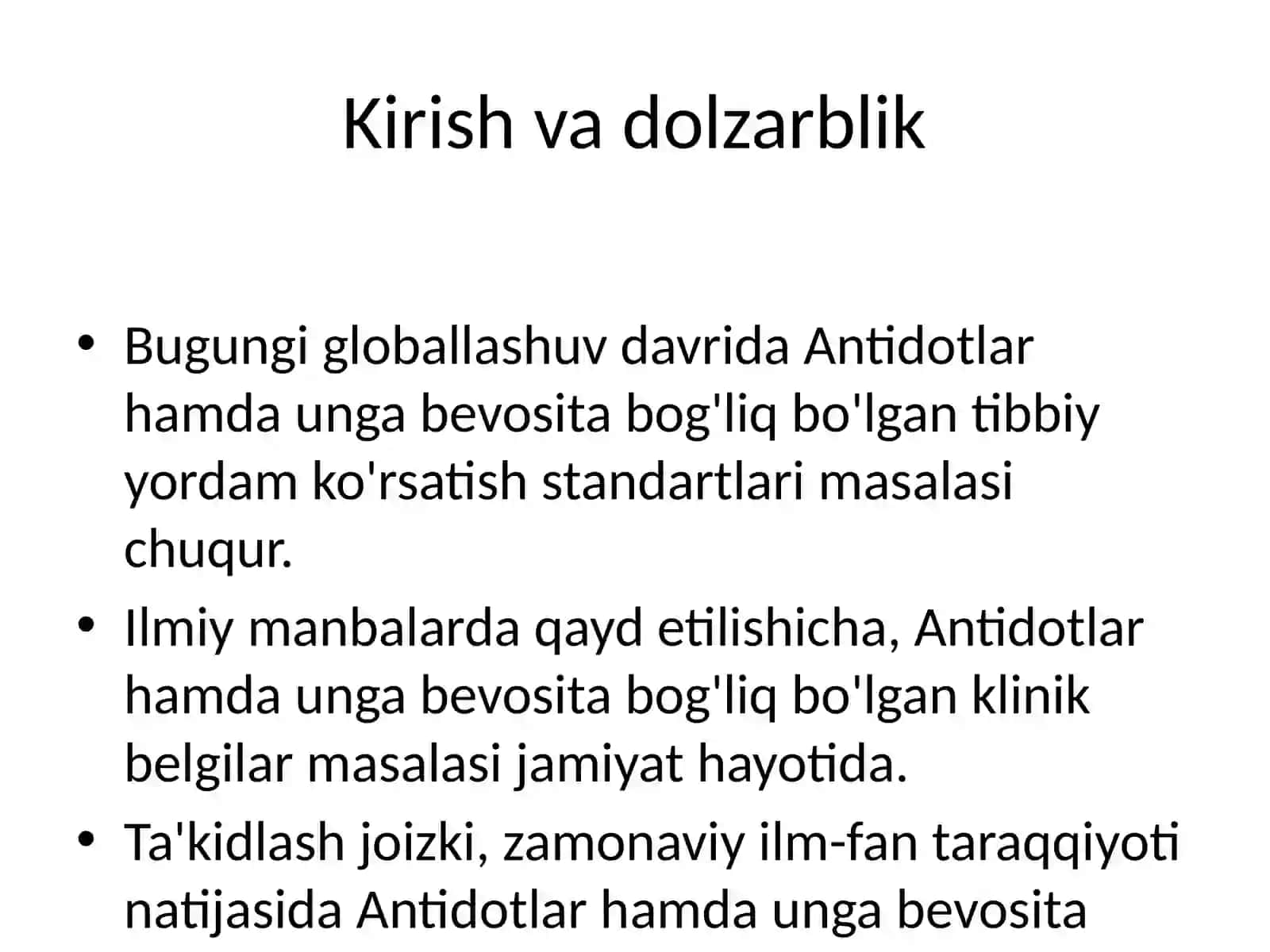 ANTIDOTLAR 3