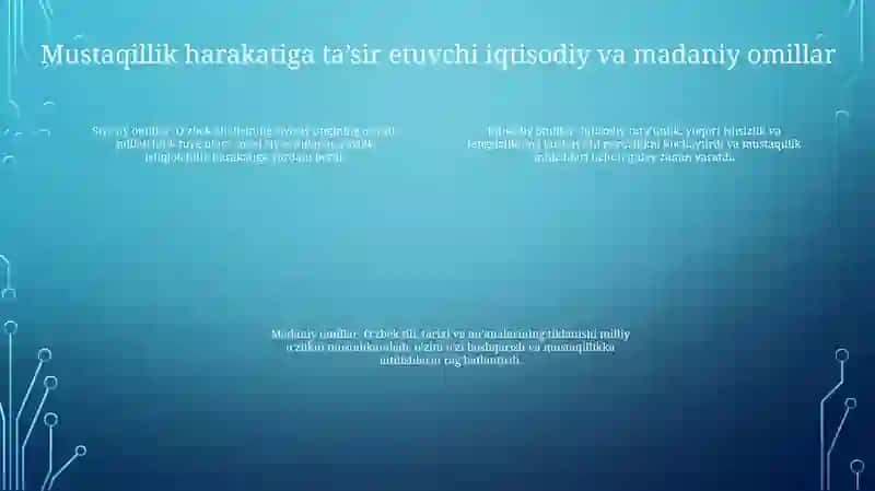 Mustaqillika Erishish Arafasida Ózbekistondagi Ijtimoiy Siyosiy Jarayonlar 3