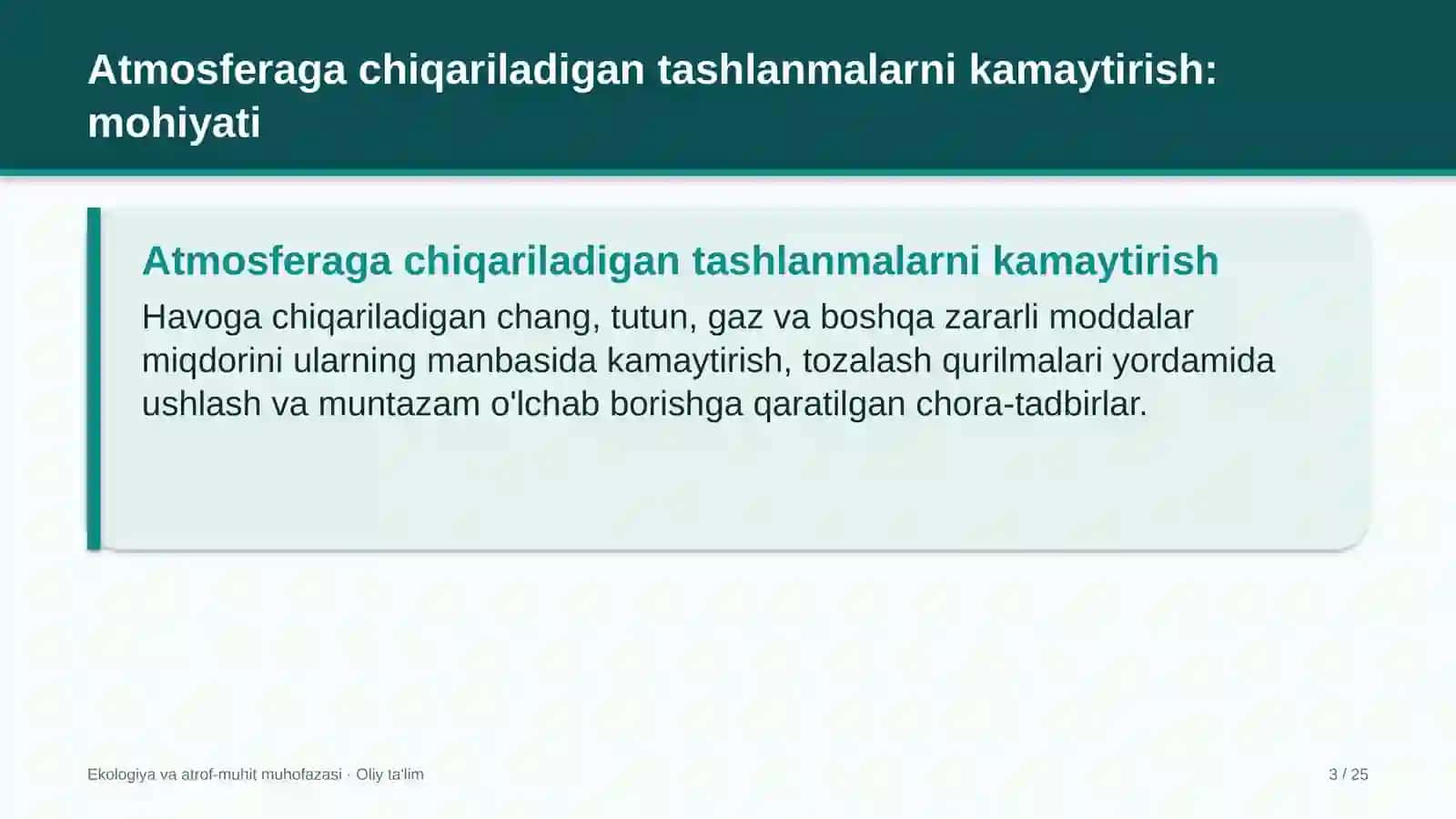 sayyohlik agentliklarida atmosferaga chiqariladigan tashlanmalarni kamaytirish 3812 3