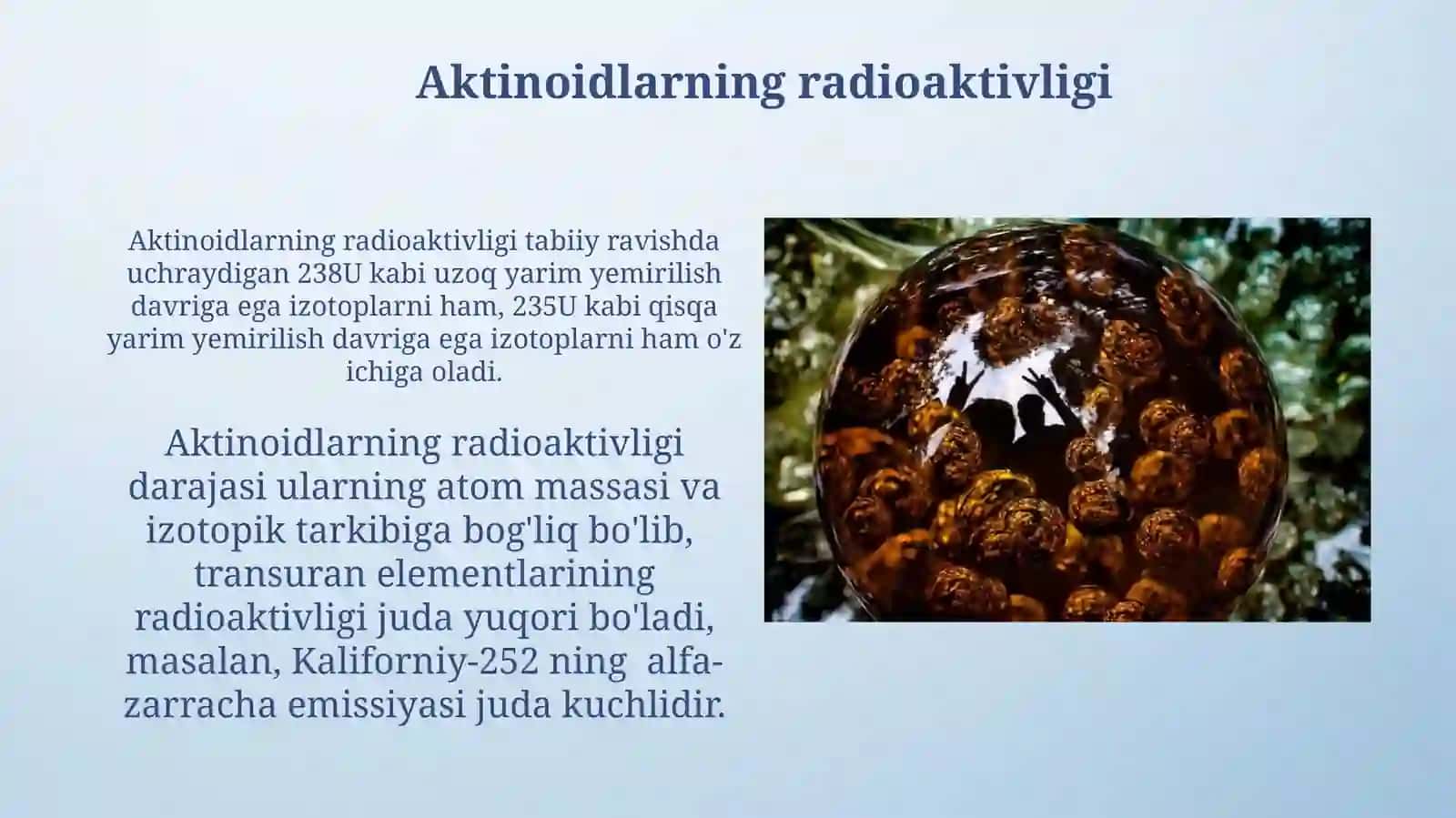 Aktinoidlar 3