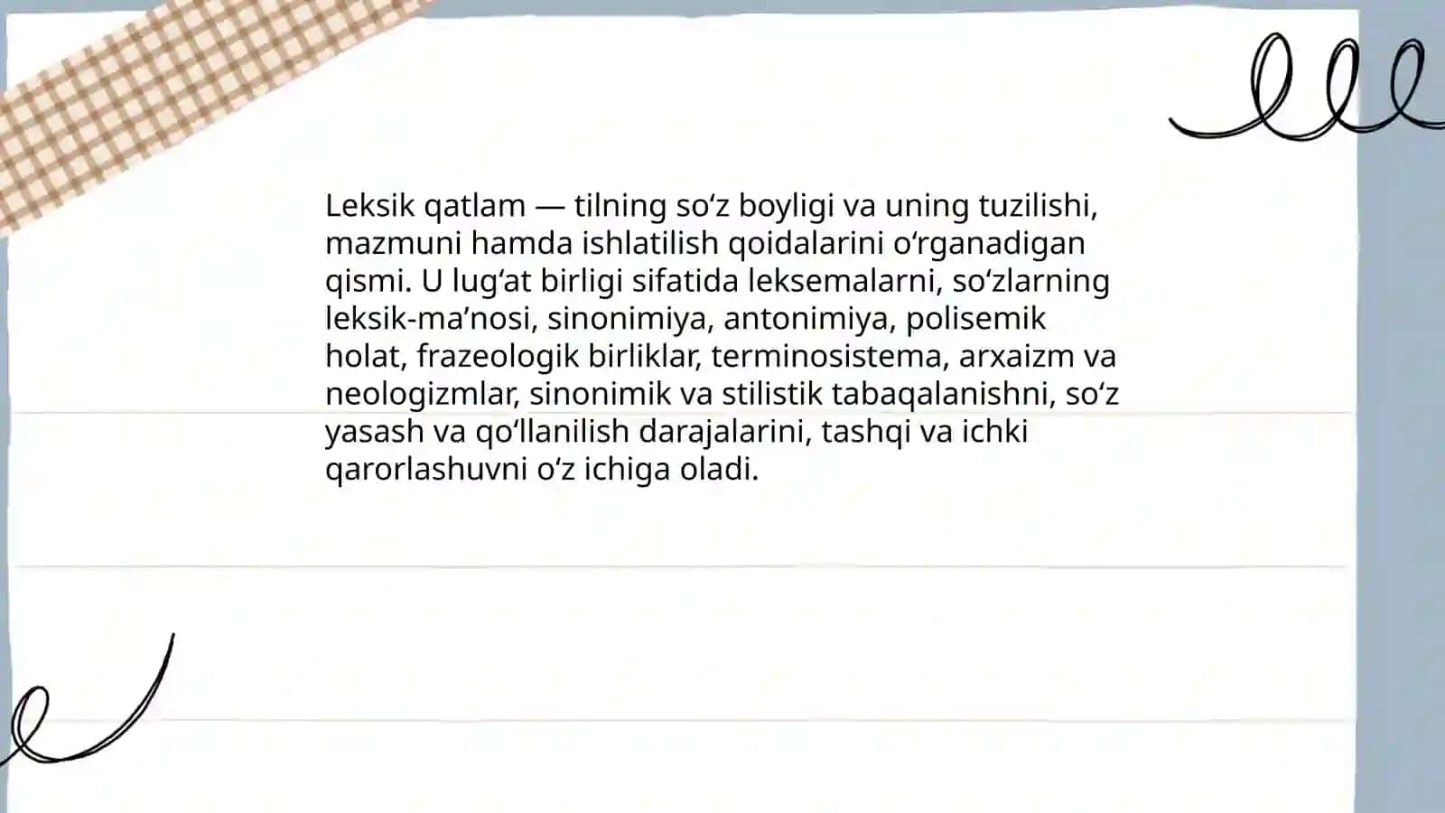 Leksik qatlam 3