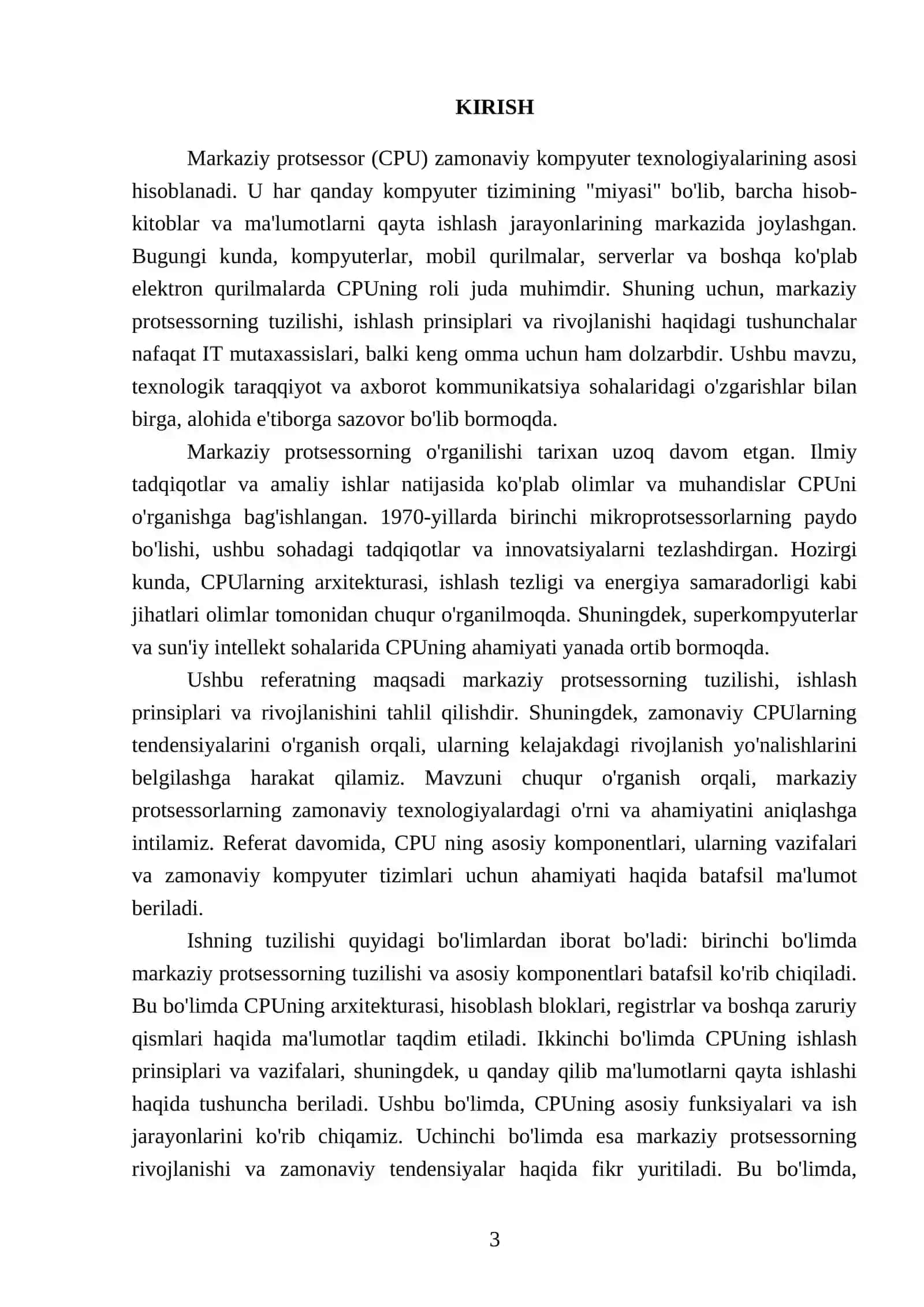 Markaziy protsessor (CPU) va uning vazifasi 3